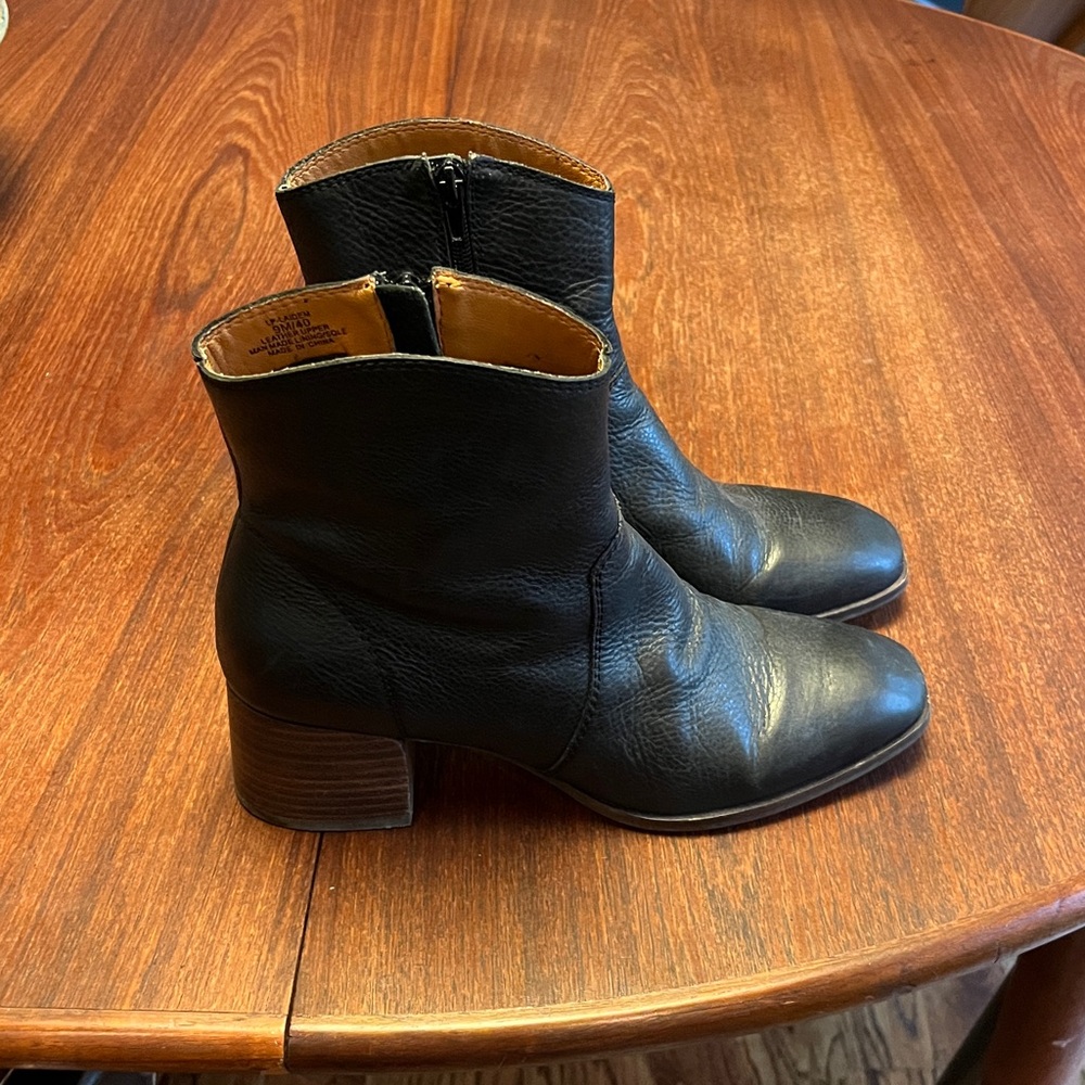 Lucky Brand Black Ankle Boots